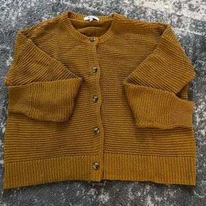 Rustic brown cardigan